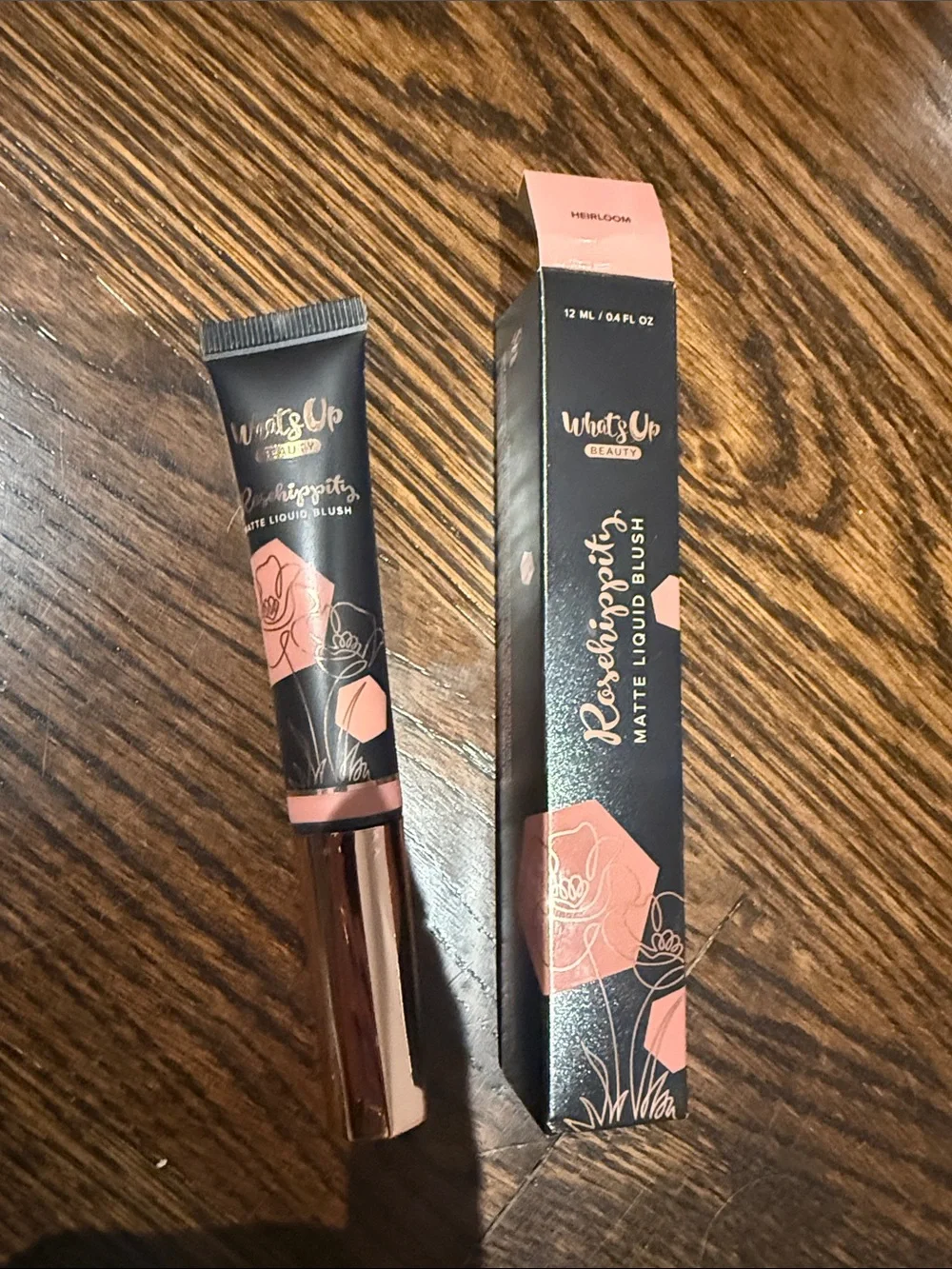 Whats Up Beauty - Rosehippity Matte Liquid Blush - Shade Heirloom